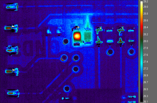 Thermal Imaging of Printed Circuit Board