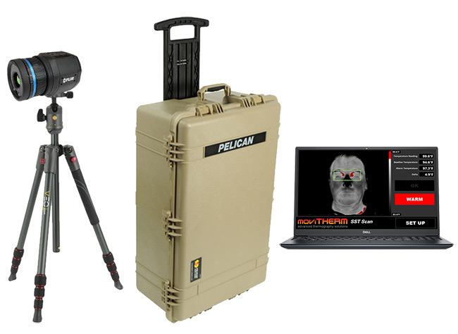 FLIR A400 A700 Skin Surface Temperature Screening mobile system