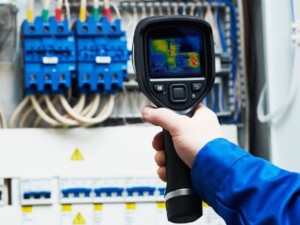 passive thermography inspection on electrical relays