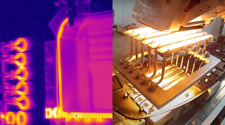 infrared welding of automobile parts
