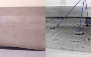 Detecting Voids and Delaminations in Carbon Fiber Structures with Foam Cores Using Active Thermography for composite material testing