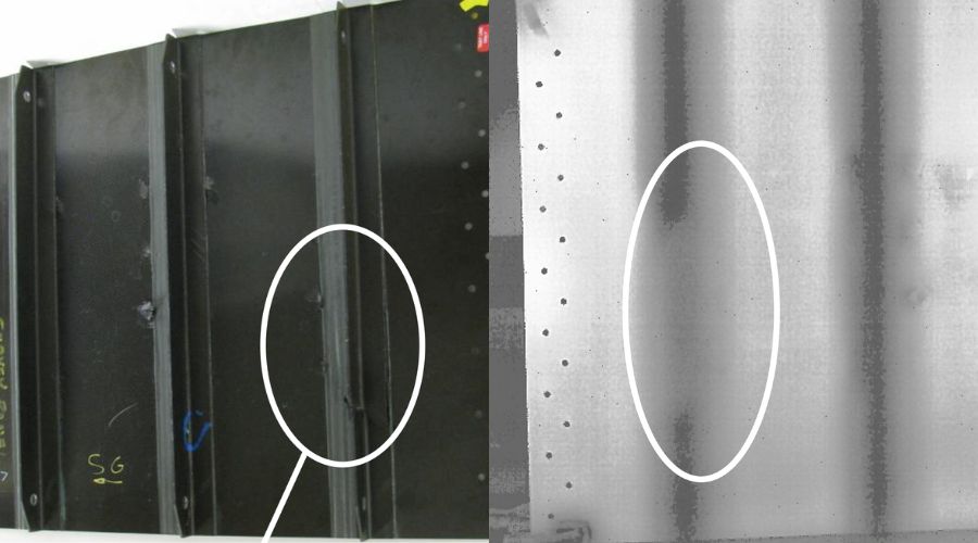 delamination inspection of CFRP using transient thermography