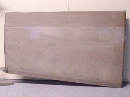 Photo of air foil section with foam core.