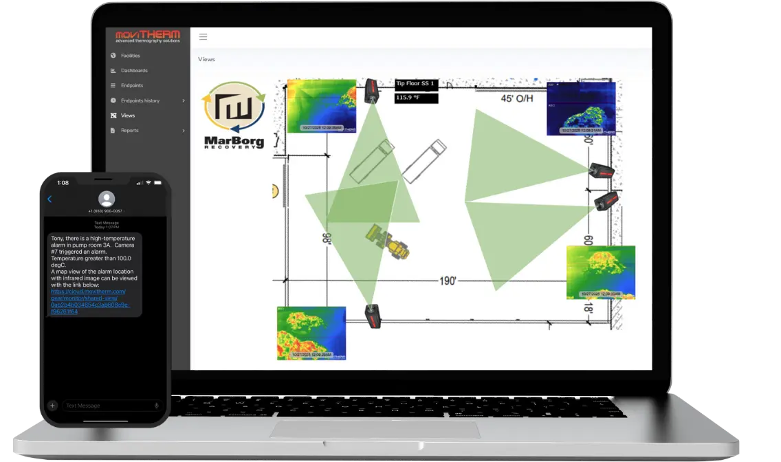 Thermal Monitoring for Waste Storage Facilities